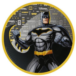 Batman City papírtányér 8 db-os 23 cm (DPA9915090) - oliviashop