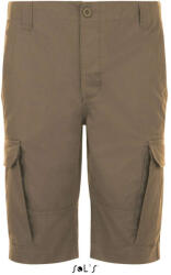 SOL'S Férfi JACKSON pamut bermuda oldalsó szárzsebekkel, SOL'S SO01660, Chestnut-38 (so01660cs-38)
