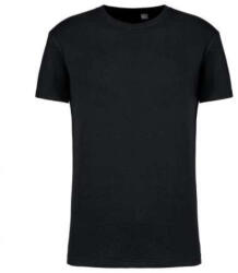 Kariban Uniszex körkötött organikus póló rövid ujjú, Kariban KA3032IC, Black-XS (ka3032icbl-xs)