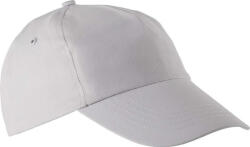 K-UP KP034 öt paneles műanyag csatos baseball sapka K-UP, White-U (kp034wh-u)