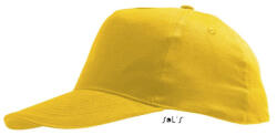 Sol'S Gyerek SUNNY KIDS tépőzáras baseball sapka, 5 paneles, SOL'S SO88111, Gold-U (so88111go-u)