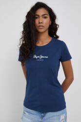 Pepe Jeans t-shirt New Virginia Ss N női, sötétkék - sötétkék XL