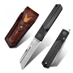 HARAHU UM-26665 Damaszk összecsukható kés - Fekete KP26665