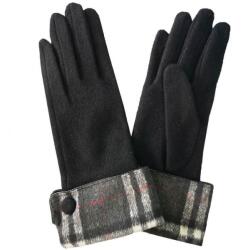 HARAHU SA-6844 Kesztyű - Fekete/Szürke KP6844