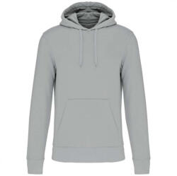 Kariban Férfi organikus kapucnis pulóver, Kariban KA4027, Snow Grey-L (ka4027sngr-l)
