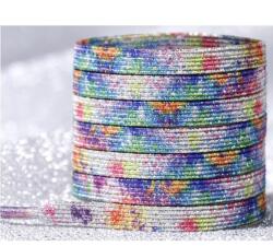 HARAHU CO-18687 Mágneses cipőfűző - Multi/Csillogó2 KP18687