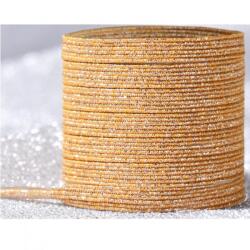 HARAHU CO-18677 Mágneses cipőfűző - Narancssárga/Csillogó KP18677