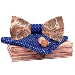 HARAHU LO-30921 fa csokornyakkendő - Kék KP30921