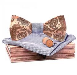 HARAHU LO-30923 fa csokornyakkendő - Ezüst KP30923