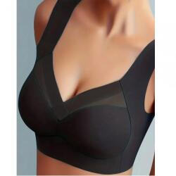 HARAHU Comfort Varrat nélküli melltartó-Fekete/L KP30609