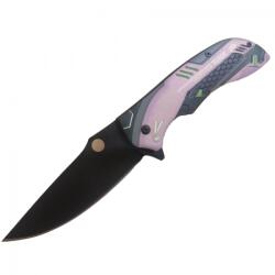 HARAHU A3257 Outdoor összecsukható kés - Rózsaszín KP26421