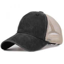 HARAHU EA-16008 Sildes Sapka - Fekete KP16008