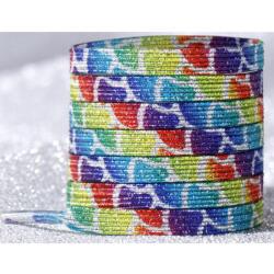 HARAHU CO-18686 Mágneses cipőfűző - Multi/Csillogó KP18686