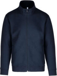 Kariban Uniszex cipzáras pulóver, Kariban KA472, Navy-4XL (ka472nv-4xl)