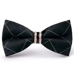 HARAHU EX-30381 Csokornyakkendő - Fekete/Csíkos KP30381