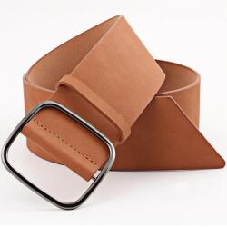 HARAHU ME-12528 Széles Öv - Barna/Fekete KP12528