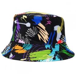 HARAHU SP-23027 Bucketkalap - Fekete/Multi KP23027