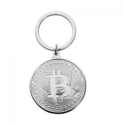HARAHU Bitcoin Függődísz-Ezüst KP3832