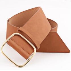 HARAHU ME-12526 Széles Öv - Barna/Arany KP12526