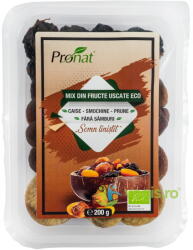 PRONAT Mix de Fructe Uscate Somn Linistit cu Caise, Smochine si Prune fara Samburi Ecologic/Bio 200g