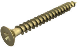 Obo Bettermann 3192148 - 4759 3.5x35 - Sprint csavar süllyesztettfejű, kereszth. 3, 5x35mm galvanikusan horganyzott, sárgára passziválva (3192148)