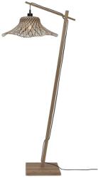 IT'S ABOUT ROMI Lampa de podea din bambus Ibiza S 50cm, natur/ negru (IBIZA/FS/AD/N/50/BN)
