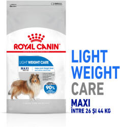 Royal Canin Maxi Light Weight Care Adult hrana uscata caine, limitarea cresterii in greutate, 12 kg (305350)