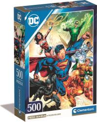 Clementoni - Puzzle Dc Comics: Justice League 500 - 500 piese