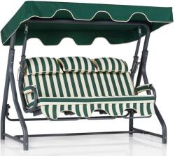 Adana Balansoar de gradina cu 3 locuri Alico, Verde, 200 x 165 x 110 cm (6543146385541)