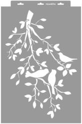 MyWall Madaras stencil - 3D - 38x60 cm maxi