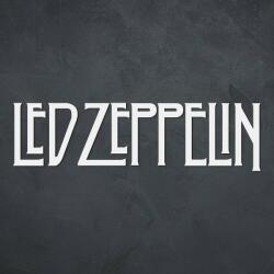 DUBLEZ Fakép - Led Zeppelin logó, Fehér