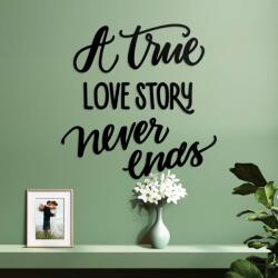 DUBLEZ Szerelmes idézet a falra - A true love story