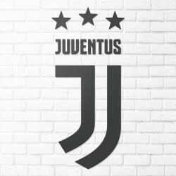 DUBLEZ Fából készült logó - Juventus , Antracitszürke