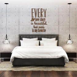DUBLEZ Fa idézet a szerelemről angolul - Every love story. . . , Dió
