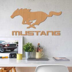 DUBLEZ Fa autó jel - Mustang Logó, Bükk