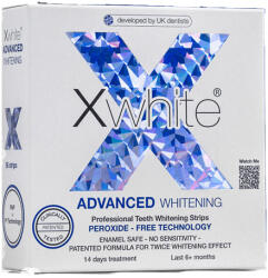 XWhite Advanced Whitening 56 броя benzi de albire unisex 1 unitate