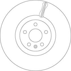 TRW Disc frana TRW DF6939S - piesa-auto