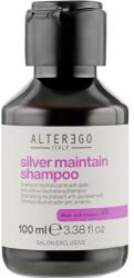 Alter Ego Italy Sárga tónust neutrelizáló sampon - Alter Ego Silver Maintain Shampoo 100 ml