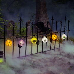 Garden of Eden Halloween-i lampion fényfüzér - 7, 5 x 150 cm - 2 x AA elemes (58155)