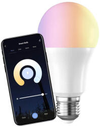 Commel Лампа LED 9W RGBW E27 A60 820lm 220° димируема 25000h управление чрез iOS/Android приложение IoT - C305-701 (C305-701)