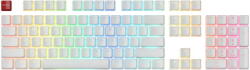 Glorious Set taste pentru tastatura mecanica Glorious Aura Keycaps - 105 Keycaps, ANSI, US-Layout, Alb (G-104-WAURA)