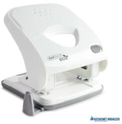 Rapesco Lyukasztó, kétlyukú, 40 lap, könnyített lyukasztás, antibakteriális, RAPESCO "ECO X5", fehér (IR1526) - kecskemetirodaszer