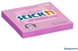 STICK N Öntapadó jegyzettömb, 76x76 mm, 100 lap, STICK N, rózsaszín (SN21554) - kecskemetirodaszer