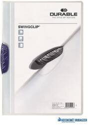 DURABLE Gyorsfűző, klipes, A4, DURABLE "Swingclip® 30", sötétkék (DB226007) - kecskemetirodaszer