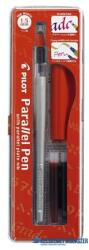 Pilot Töltőtoll, 0, 1-1, 5 mm, piros kupak, PILOT "Parallel Pen (PPP15) - kecskemetirodaszer
