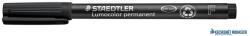 STAEDTLER Alkoholos marker, OHP, 0, 6 mm, STAEDTLER "Lumocolor® 318 F", fekete (TS3189) - kecskemetirodaszer