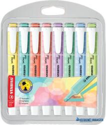 STABILO Szövegkiemelő készlet, 1-4 mm, STABILO "Swing Cool Pastel", 8 különböző szín (TST2758081) - kecskemetirodaszer