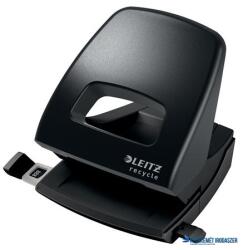 Leitz Lyukasztó, kétlyukú, 30 lap, LEITZ "Recycle NeXXt", fekete (E50030095) - kecskemetirodaszer