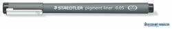 STAEDTLER Tusfilc, 0, 05 mm, STAEDTLER "Pigment Liner 308", fekete (TS3080059) - kecskemetirodaszer