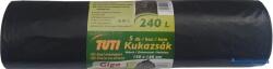 TUTI Nagykukazsák, 240 l, 5 db, 120x140 cm, 40 , TUTI "Giga", fekete (KHT970) - kecskemetirodaszer